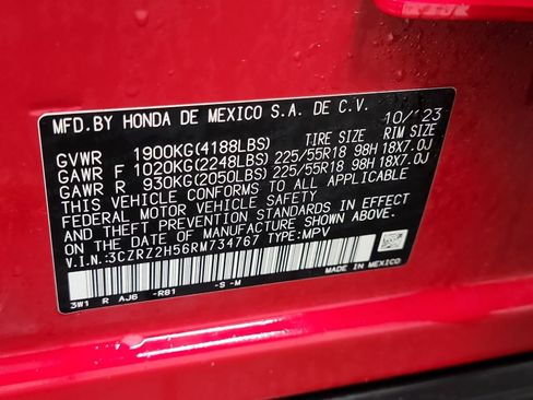 Certified 2024 Honda HR-V Sport image 32