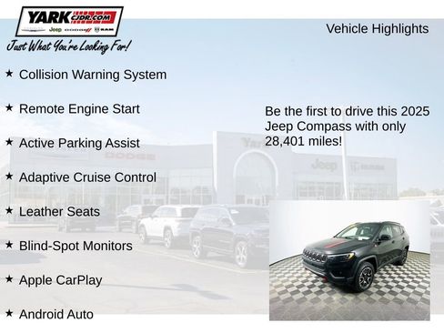 Certified 2025 Jeep Compass Trailhawk w/ Trailhawk Elite Group image 13