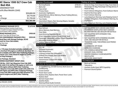 Used 2022 GMC Sierra 1500 SLT w/ SLT Convenience Package image 34