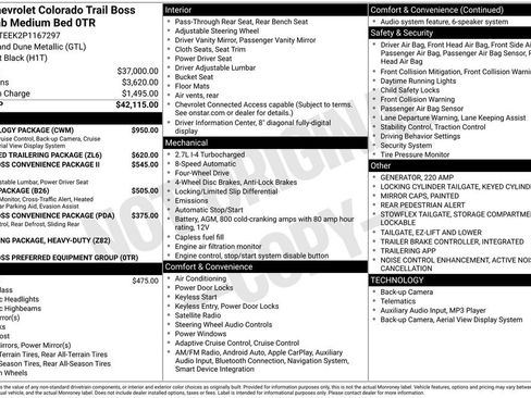 Used 2023 Chevrolet Colorado Trail Boss w/ Technology Package image 5