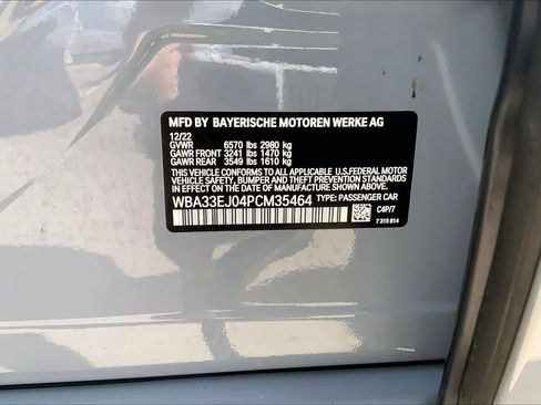 Certified 2023 BMW 760i xDrive 760i xDrive image 36