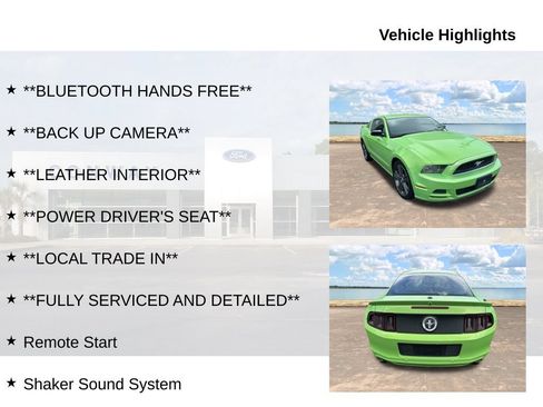 Used 2014 Ford Mustang Premium w/ V6 Performance Package RWD image 6