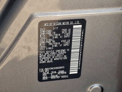 Used 2017 Nissan Armada SV w/ Driver Package image 28