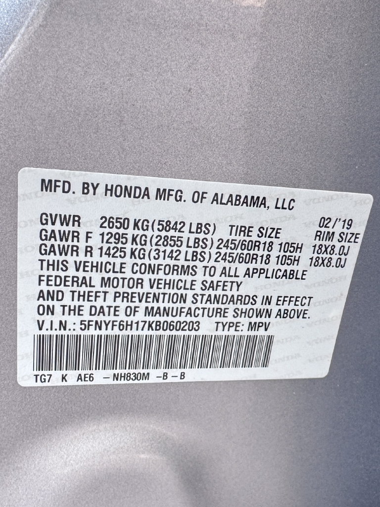 Used 2019 Honda Pilot LX image 40