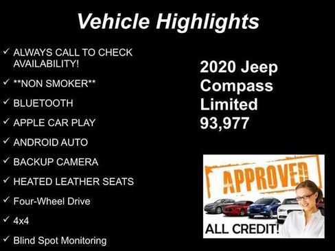 Used 2020 Jeep Compass Limited w/ Safety & Security Group image 10