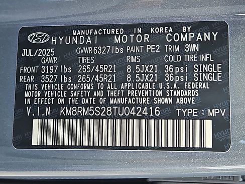 New 2026 Hyundai Palisade Calligraphy FWD image 25