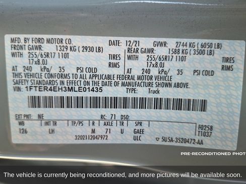 Used 2021 Ford Ranger XLT w/ Equipment Group 301A Mid RWD image 19
