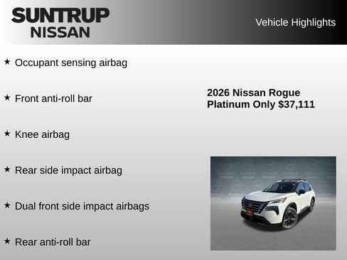 Used 2026 Nissan Rogue Platinum w/ Platinum Premium Package AWD/4WD image 31