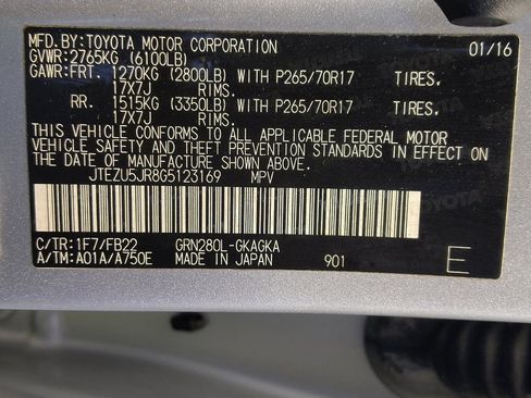 Used 2016 Toyota 4Runner SR5 RWD image 33
