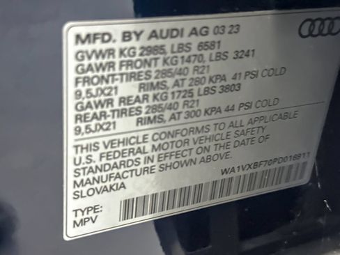Used 2023 Audi Q7 3.0T Prestige w/ Prestige Package AWD/4WD image 29