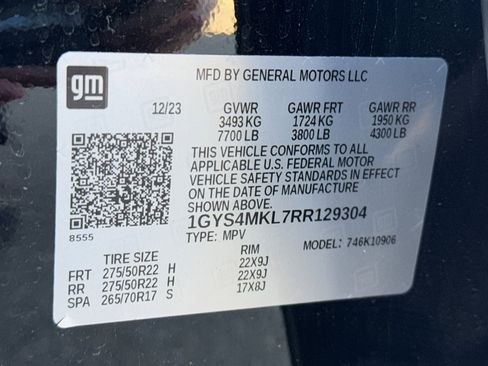 Certified 2024 Cadillac Escalade ESV Premium Luxury Platinum image 99