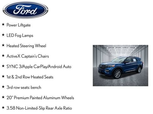Used 2020 Ford Explorer XLT w/ Equipment Group 202A RWD image 9