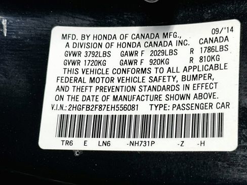 Used 2014 Honda Civic EX image 21