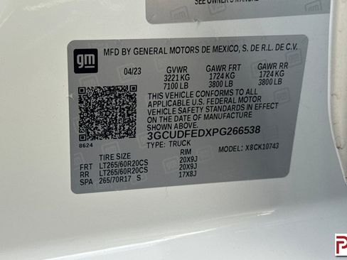 Certified 2023 Chevrolet Silverado 1500 LT Trail Boss w/ LPO, Dark Essentials Package AWD/4WD image 34