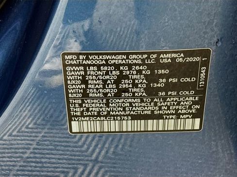 Used 2020 Volkswagen Atlas Cross Sport SEL AWD/4WD image 31