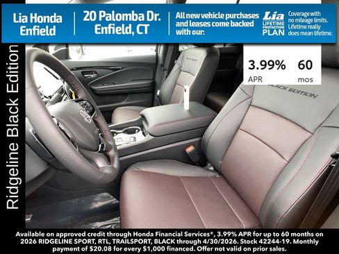 New 2026 Honda Ridgeline Black Edition image 14