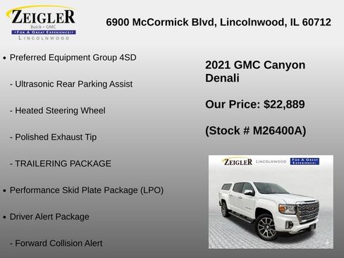 Used 2021 GMC Canyon Denali AWD/4WD image 12
