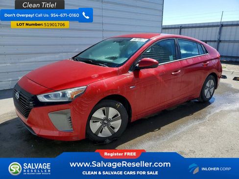 Used 2019 Hyundai Ioniq Blue FWD image 1