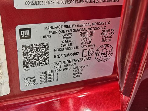 Certified 2022 GMC Sierra 1500 SLT w/ SLT Convenience Package AWD/4WD image 29