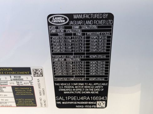 Used 2024 Land Rover Range Rover Sport SE AWD/4WD image 32