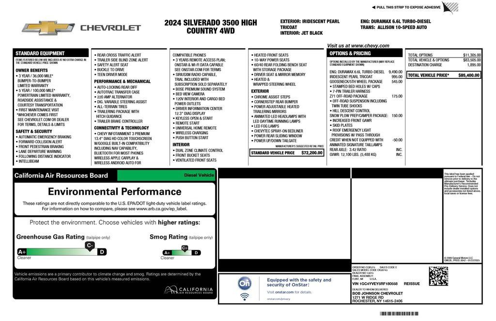 Used 2024 Chevrolet Silverado 3500 High Country AWD/4WD image 4
