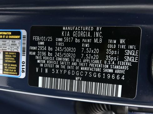 Used 2025 Kia Telluride S AWD/4WD image 26
