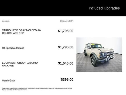 Certified 2025 Ford Bronco Big Bend AWD/4WD image 6