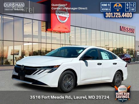 New 2026 Nissan Sentra S w/ Floor Mat Package FWD image 2