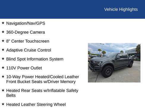 Used 2019 Ford F150 Raptor w/ Equipment Group 802A Luxury AWD/4WD image 13