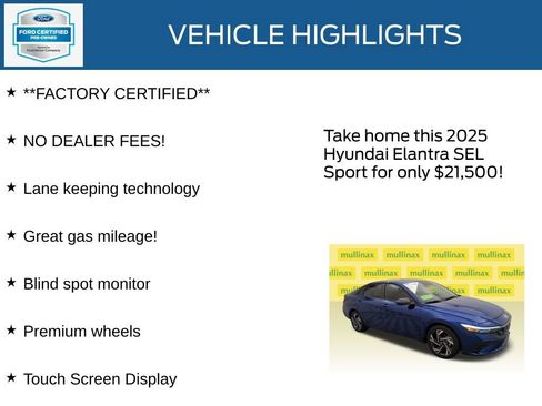 Used 2025 Hyundai Elantra Sport FWD image 12