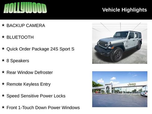Used 2024 Jeep Wrangler Unlimited Sport AWD/4WD image 3