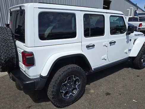 Used 2022 Jeep Wrangler Unlimited Rubicon 4xe w/ Steel Bumper Group AWD/4WD image 4