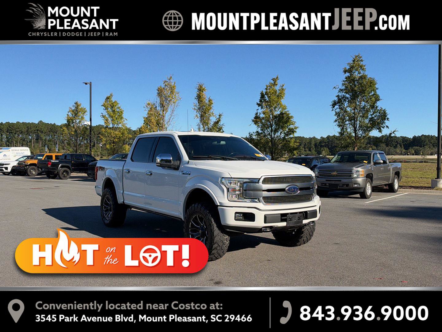 Used 2020 Ford F150 Platinum w/ Technology Package AWD/4WD image 1