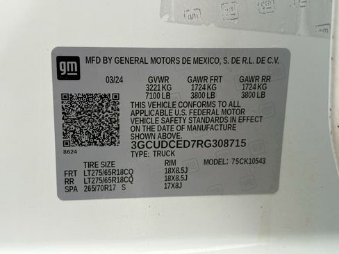 Used 2024 Chevrolet Silverado 1500 Custom Trail Boss image 33