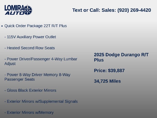 Used 2025 Dodge Durango R/T AWD/4WD image 7