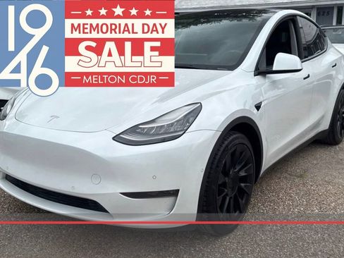 Used 2021 Tesla Model Y Long Range AWD/4WD image 1
