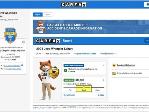 Used 2024 Jeep Wrangler Sahara AWD/4WD image 19