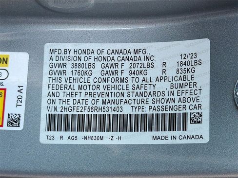 Used 2024 Honda Civic Sport image 29