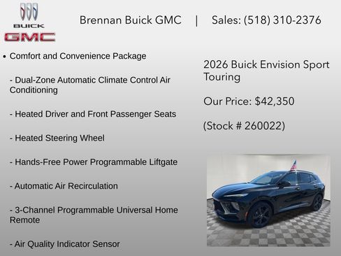 New 2026 Buick Envision Sport Touring AWD/4WD image 6