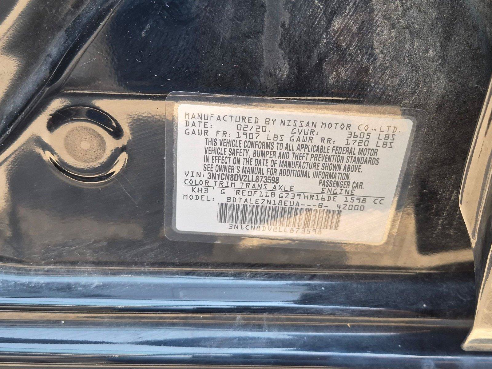 Used 2020 Nissan Versa S FWD image 10