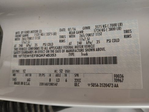 Used 2016 Ford F150 XL w/ Equipment Group 101A Mid AWD/4WD image 33