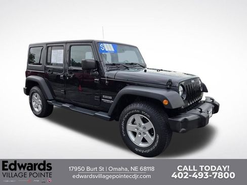 Used 2016 Jeep Wrangler Unlimited Sport w/ Quick Order Package 24S AWD/4WD image 1