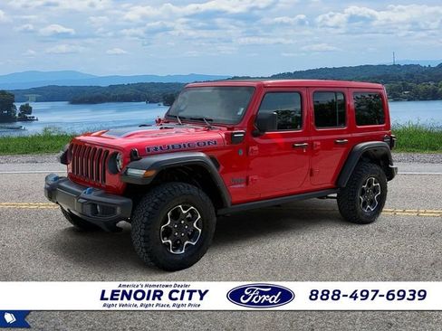 Used 2021 Jeep Wrangler Unlimited Rubicon 4xe w/ Cold Weather Group image 7
