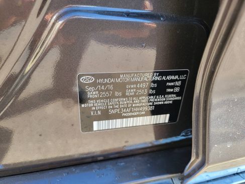 Used 2017 Hyundai Sonata Limited w/ Tech Package 03 FWD image 27
