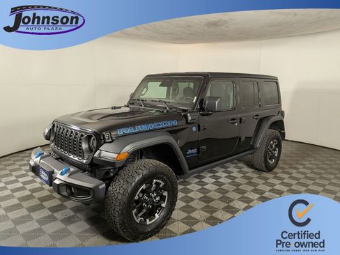 Certified 2025 Jeep Wrangler Unlimited Rubicon 4xe w/ Convenience Group AWD/4WD image 1