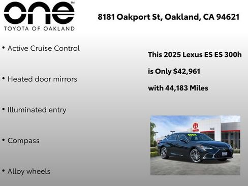 Used 2025 Lexus ES 300h w/ Premium Package FWD image 11