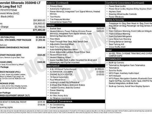 New 2026 Chevrolet Silverado 3500 LT w/ All Star Edition AWD/4WD image 3