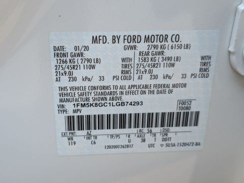 Used 2020 Ford Explorer ST w/ ST High-Performance Pack AWD/4WD image 36