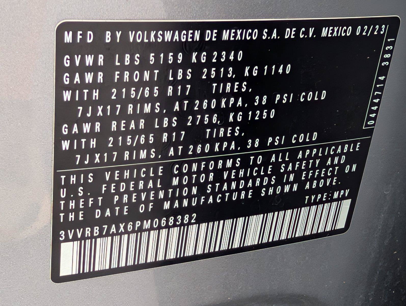 Used 2023 Volkswagen Tiguan S FWD image 38