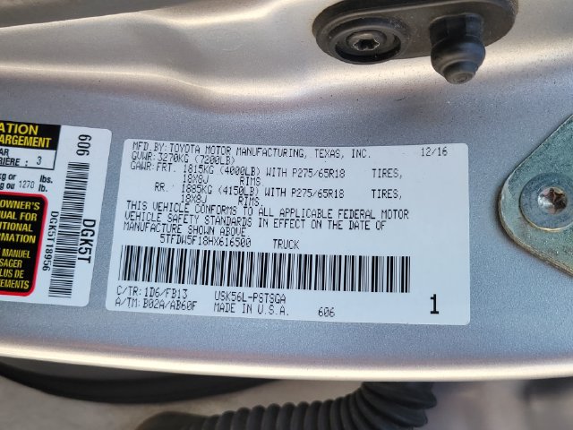 Used 2017 Toyota Tundra SR5 w/ TRD Off Road Package AWD/4WD image 18